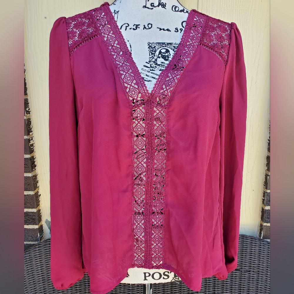 Beautiful maroon blouse